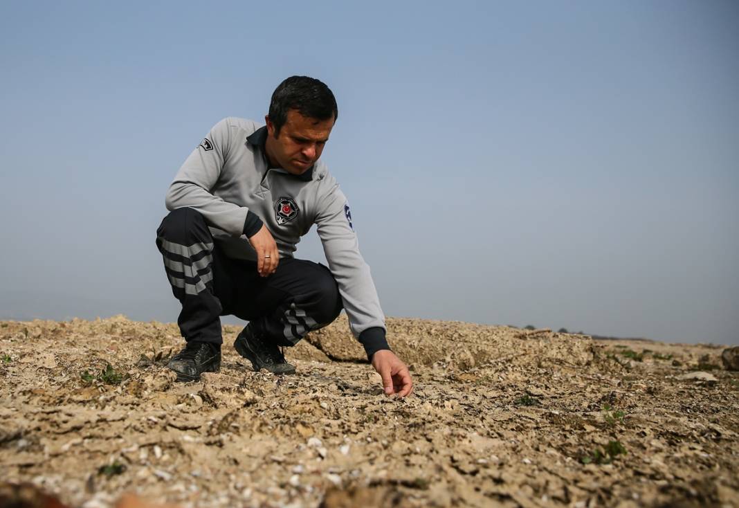 Kuruyan barajın altından çıkanlar şaşırttı! İklim krizinin sonuçları çok ağır olacak 3